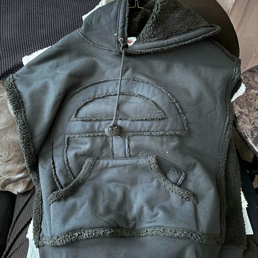 TELFAR X UGG SIDELESS HOODIE